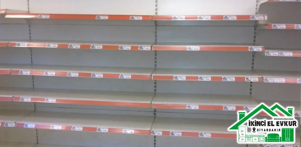 Diyarbakır 2 el market rafı fiyatları